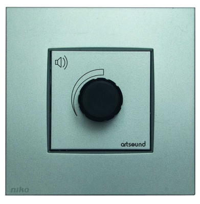 ArtSound N-VOL100V-121 Ρυθμιστής Έντασης "Niko" 40W με Ρελέ Grey (Τεμάχιο) Grey