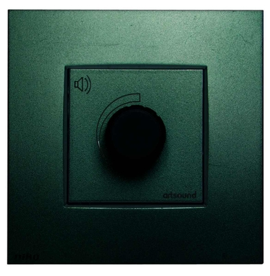 ArtSound N-VOL100V-122 Ρυθμιστής Έντασης "Niko" 40W με Ρελέ Αnthracite (Τεμάχιο) Grey