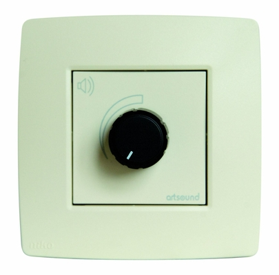 ArtSound N-VOLST-100 Stereo Ρυθμιστής Έντασης "Niko" 2 x 40 με Ρελέ Cream (Τεμάχιο) Beige