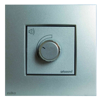 ArtSound N-VOLST-121 Stereo Ρυθμιστής Έντασης "Niko" 2 x 40 με Ρελέ Grey (Τεμάχιο) Grey
