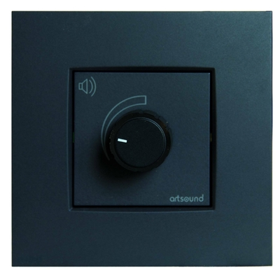 ArtSound N-VOLST-122 Stereo Ρυθμιστής Έντασης "Niko" 2 x 40 με Ρελέ Anthracite (Τεμάχιο) Grey