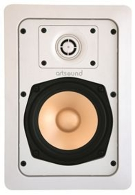 ArtSound RE650.2 x-tended 2-way inwall LS, rect. 85W white (2pc) White
