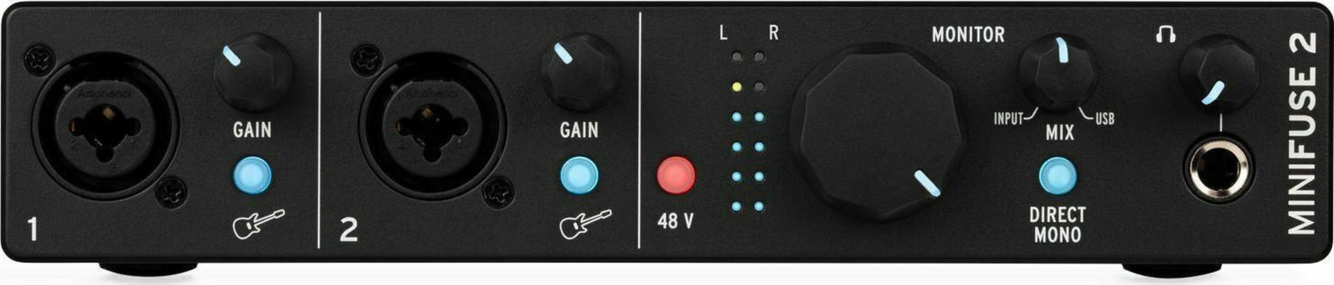 Arturia Minifuse 2 Εξωτερική Επαγγελματική Κάρτα Ήχου  (Black)