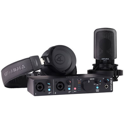 Arturia MiniFuse Recording Pack Black.AR/EM/000140