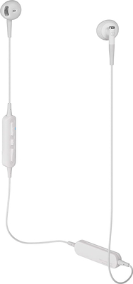 Audio Technica ATH-C200BT Earbud Bluetooth Handsfree Ακουστικά (White)