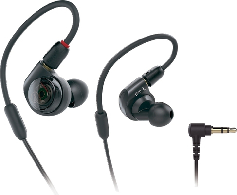 Audio Technica ATH-E50 Ακουστικά Ψείρες In Ear Μαύρα