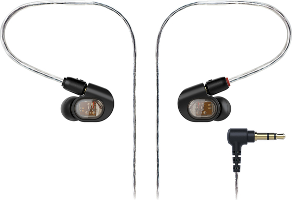 Audio Technica ATH-E70 Ακουστικά Ψείρες In Ear Μαύρο