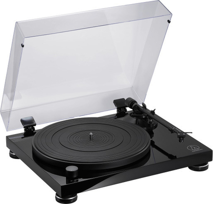 Audio Technica AT-LPW50 Πικάπ Piano Black με Προενίσχυση Με εγγύηση αντιπροσωπείας και ταινία γνησιότητας