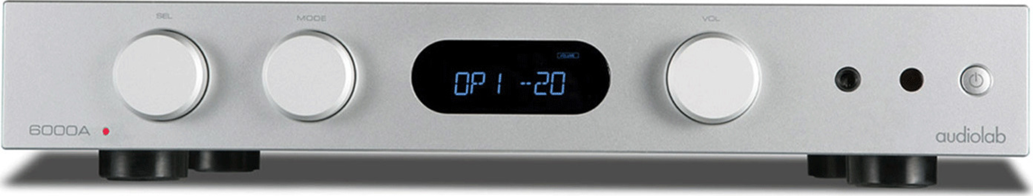 Audiolab 6000A  Ολοκληρωμένος Ενισχυτής Hi-Fi Stereo 75W/4Ω 50W/8Ω (Silver)