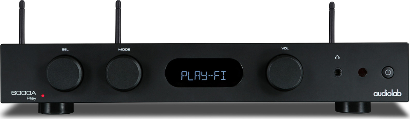 Audiolab 6000A Play  Ολοκληρωμένος Ενισχυτής Hi-Fi Stereo 75W/4Ω 50W/8Ω (Black)
