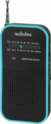 Audioline TR-350 Ραδιοφωνάκι Μπαταρίας Μπλε.070041