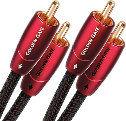 AudioQuest Golden Gate 2x RCA male - 2x RCA male 1.5m Καλώδιο Audio Interconnect 706585537