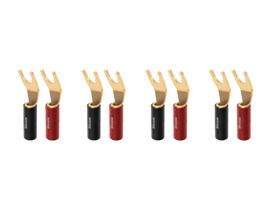 AudioQuest Suregrip 100 Multi-Spade Gold 8Τεμαχια 706585509
