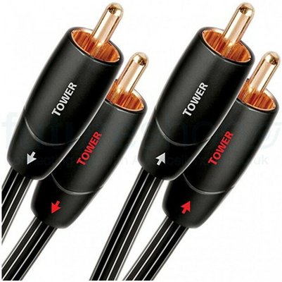 AudioQuest Tower 2x RCA male - 2x RCA male 0.6m Καλώδιο Audio Interconnect 706585635