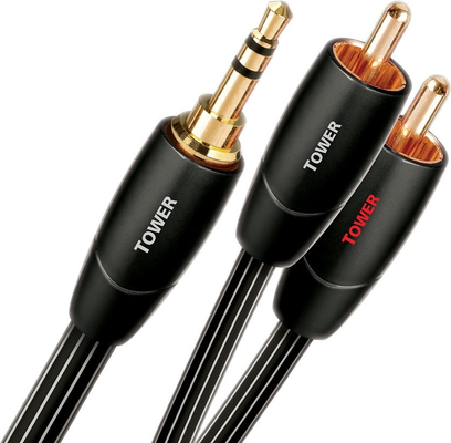 AudioQuest Tower 3.5mm male - 2x RCA male 1m Καλώδιο Audio 706585390