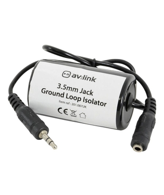 AvLink 201.087UK Απομονωτής με Βρόχο Γείωσης 3.5mm Jack - 3.5mm Socket (Τεμάχιο)