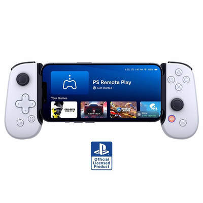 BACKBONE ONE PLAYSTATION PHONE CONTROLLER – IPHONE LIGHTNING WHITE – CLOUD AND REMOTE GAMING