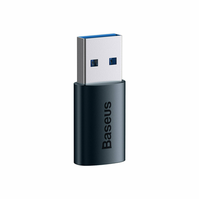 Baseus ZJJQ000103 Ingenuity Μετατροπέας USB-A male σε USB-C female Μπλε