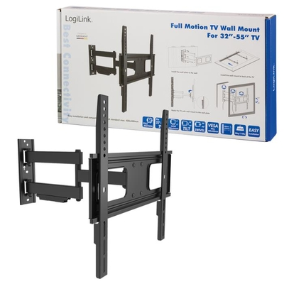 Βάση Τηλεόρασης Επιτοίχια LogiLink BP0014 32"-55" έως 50kg