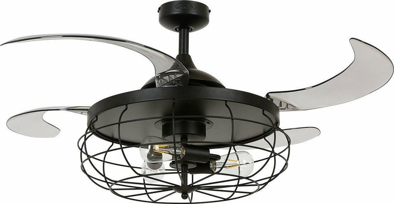 BEACON FANAWAY INDUSTRI BLACK 80212920 ΑΝΕΜΙΣΤΗΡΑΣ ΟΡΟΦΗΣ ΜΕ ΤΗΛΕΧΕΙΡΙΣΤΗΡΙΟ ΚΑΙ ΦΩΣ