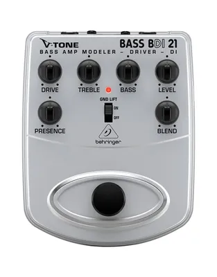 BEHRINGER BDI-21 Πετάλι Εξομοιωτής, Προενισχυτής και DI Ηλεκτρικού Μπάσου