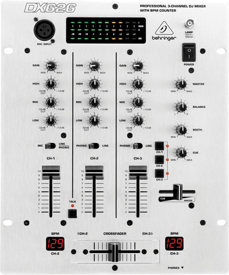 Behringer DX626 Μίκτης Dj 3 καναλιών