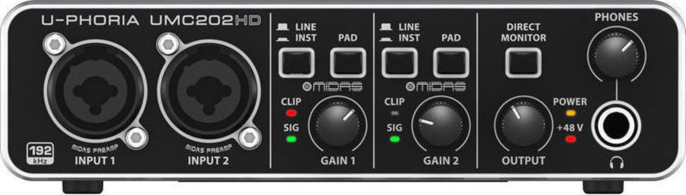 BEHRINGER UMC-202-HD Κάρτα Ήχου USB