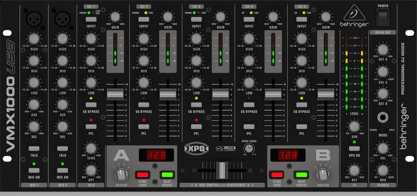 BEHRINGER VMX-1000-USB Μίκτης DJ