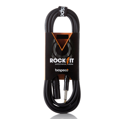 BESPECO ΚΑΛΩΔΙΟ MIC JACK MONO / XLR MALE 6M ROCKIT SERIES