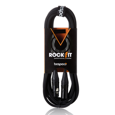 BESPECO ΚΑΛΩΔΙΟ MIC XLR / XLR 1M ROCKIT STRIPED SERIES