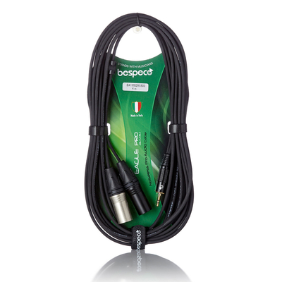 BESPECO ΚΑΛΩΔΙΟ MINI JACK ST/2 XLR ΑΡΣ 5m striped series