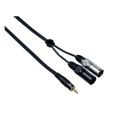 BESPECO ΚΑΛΩΔΙΟ ΜΙΝΙ JACK ST/2 XLR ΑΡΣΕΝΙΚΟ 3m