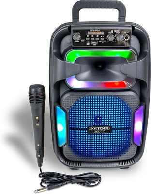 BONTEMPI 49 1030 ασύρματο ηχείο  bluetooth 120 watt με μικρόφωνo,TWS λειτουργία