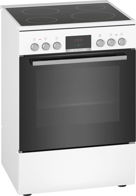 Bosch HKR390020 Κουζίνα 66lt με Κεραμικές Εστίες Π60cm Λευκή