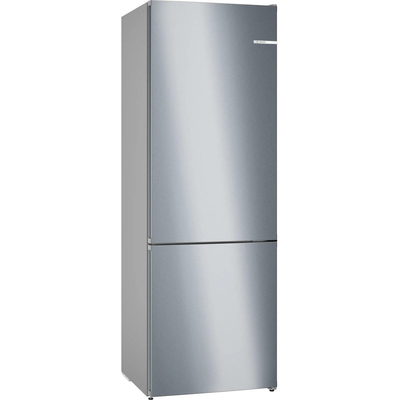 Bosch KGN492IDF Serie 4 Brushed Steel Ελεύθερος Ψυγειοκαταψύκτης 440 lt