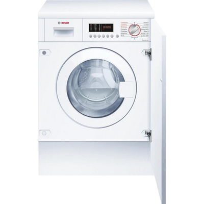 Bosch WKD28543EU Εντοιχιζόμενο πλυντήριο-στεγνωτήριο ατμού 7-4kg Ατμού 1355 Στροφές