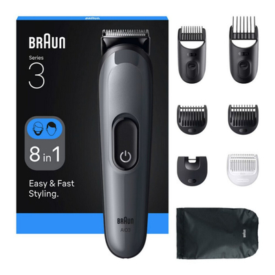 Braun AIO3540 Επαναφορτιζόμενη Κουρευτική Μηχανή Γκρι