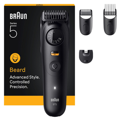 Braun BT5520 Επαναφορτιζόμενη Κουρευτική Μηχανή Μαύρη