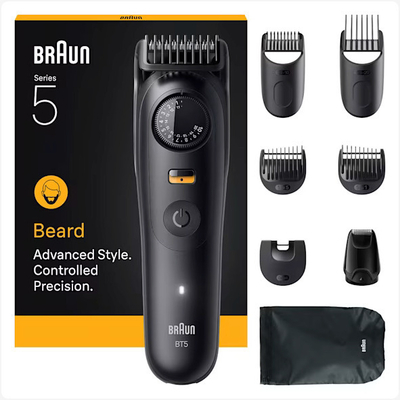 Braun BT5560 Επαναφορτιζόμενη Κουρευτική Μηχανή Μαύρη