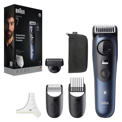 Braun BT7520 Επαναφορτιζόμενη Κουρευτική Μηχανή Μπλε