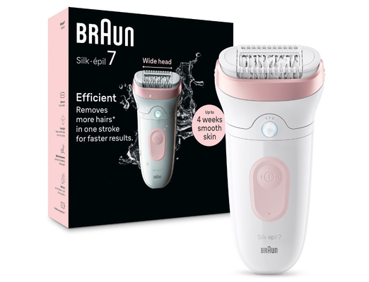 Braun SE7-000 Silk Epil 7 Αποτριχωτική Μηχανή Epilator για Σώμα & Μπικίνι