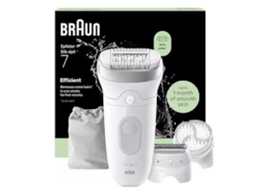 Braun SE7-060 Wet&Dry Αποτριχωτική Μηχανή Epilator για Σώμα & Μπικίνι