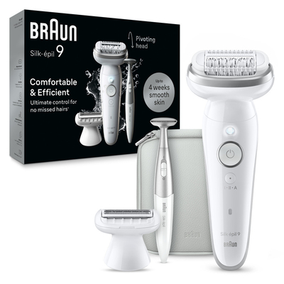 BRAUN SES9-241 Αποτριχωτική Μηχανή Wet&Dry Sesnsosmart + 10 Εξαρτήματα -