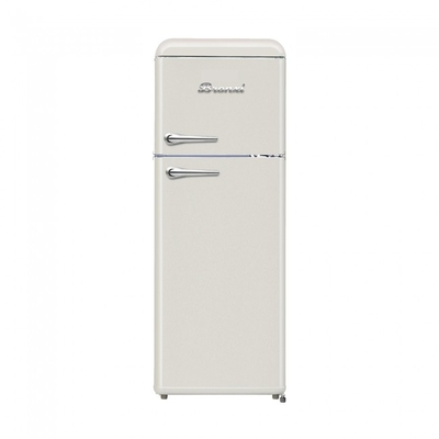 Bronxi BX-1510 CR Ψυγείο Δίπορτο Υ147xΠ55xΒ58.5εκ. Cream