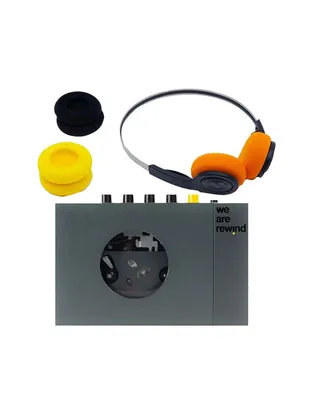 BUNDLE WE ARE REWIND Keith Φορητό Kασετόφωνο Γκρι με ακουστικά Bluetooth