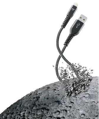 CELLULAR LINE 312397 USB Extreme Καλώδιο Συγχρονισμού και Φόρτισης Lightning για Apple (1,2m) Μαύρο