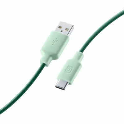 CELLULAR LINE 325755 USB Καλώδιο Συγχρονισμού και Φόρτισης Type-C (1m) Πράσινο
