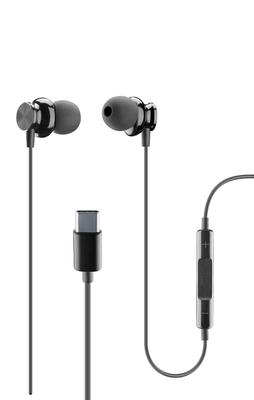 CELLULAR LINE 353970 Handsfree Ακουστικά In-Ear με βύσμα Type-C Sparrow Μαύρα