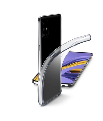 CELLULAR LINE 372438 Fine Θήκη Κινητού Σιλικόνης Back Cover για Samsung Α51 Διαφανής