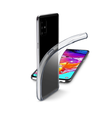CELLULAR LINE 373251 Fine Θήκη Κινητού Σιλικόνης Back Cover για Samsung Α71 Διαφανής
